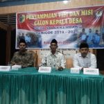 Penyampaian Visi dan Misi Calon Kepala Desa